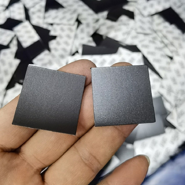 30pcs Self Adhesive Magnetic Square Rubber Flexible Sticky Magnets Disc for  Crafts Hobby and Fridge